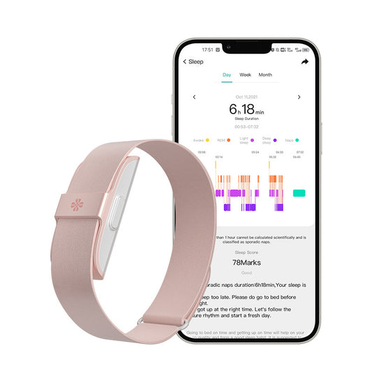 Smart Bracelet — Heart Rate, Body Temperature & Sleep Tracking
