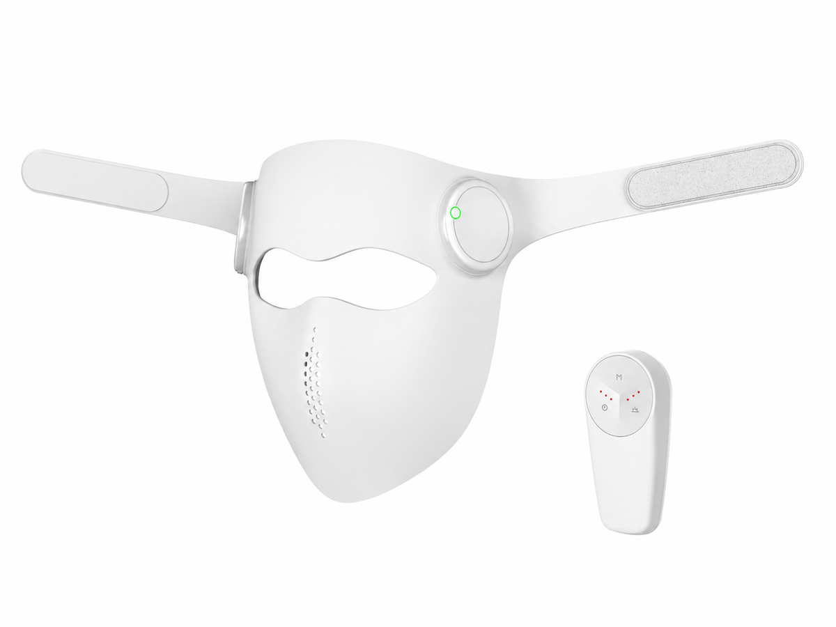 LED Light Therapy Mask — 5 Light Modes, Wireless & Rechargeable